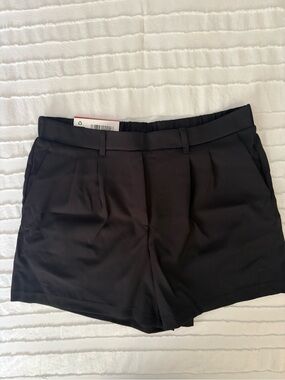 Tailored Black Women's Dress Shorts